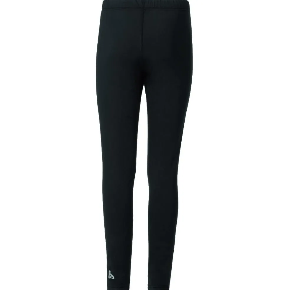 intimo tecnico sci di fondo Odlo Warm Tights Kids Black Black