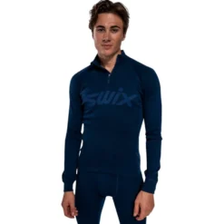 Intimo Tecnico Swix Racex Merino Half Zip Dark Navy