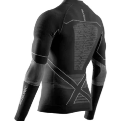 Intimo Tecnico X Bionic Code Energy Accumulator Light Shirt Ls 1/2 Zip Black Light Grey