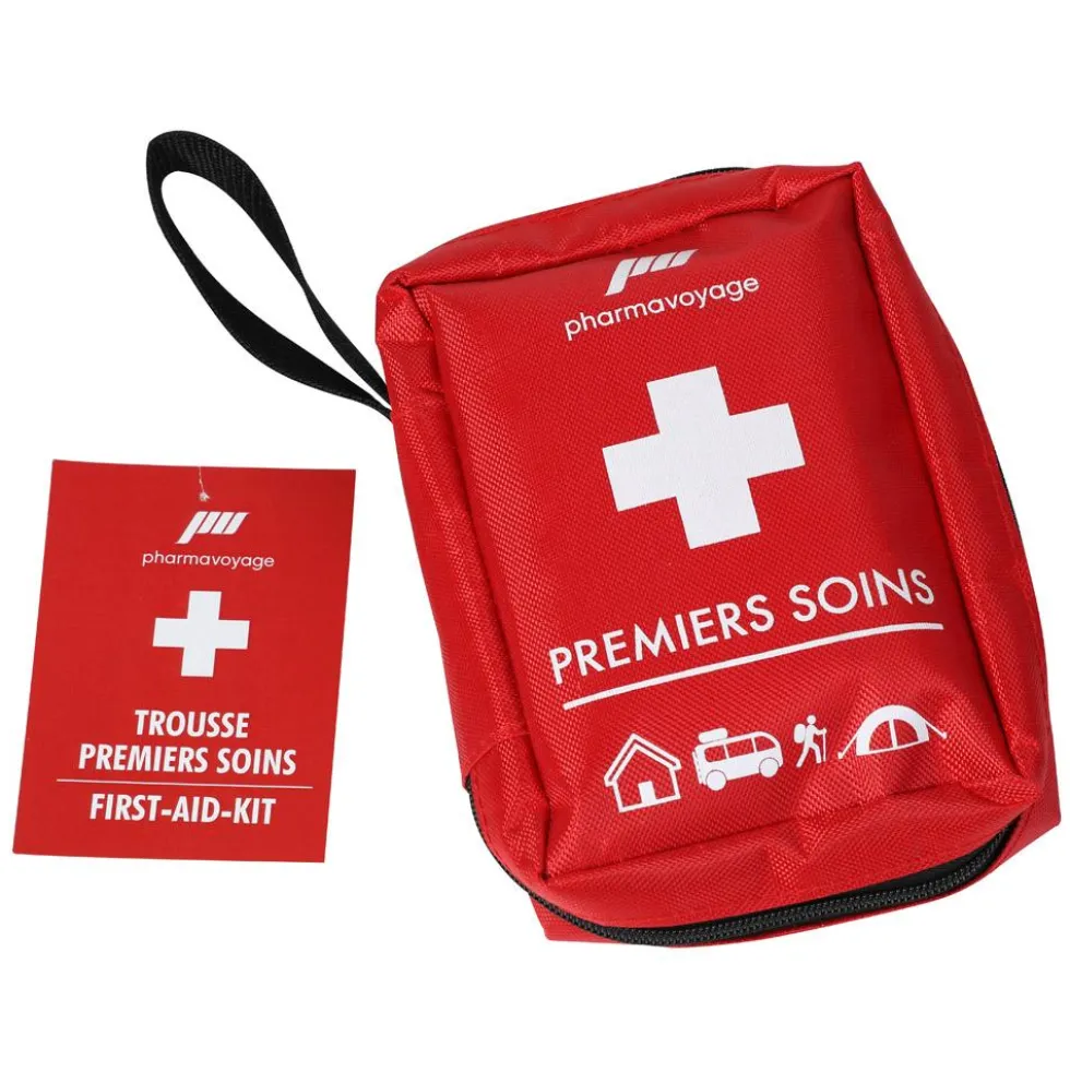 Kit pronto soccorso Pharmavoyage Premiers Soins Rouge