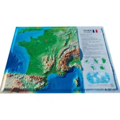 La France Physique + Cornice