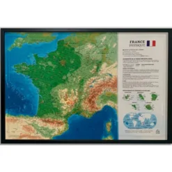 La France Physique + Cornice