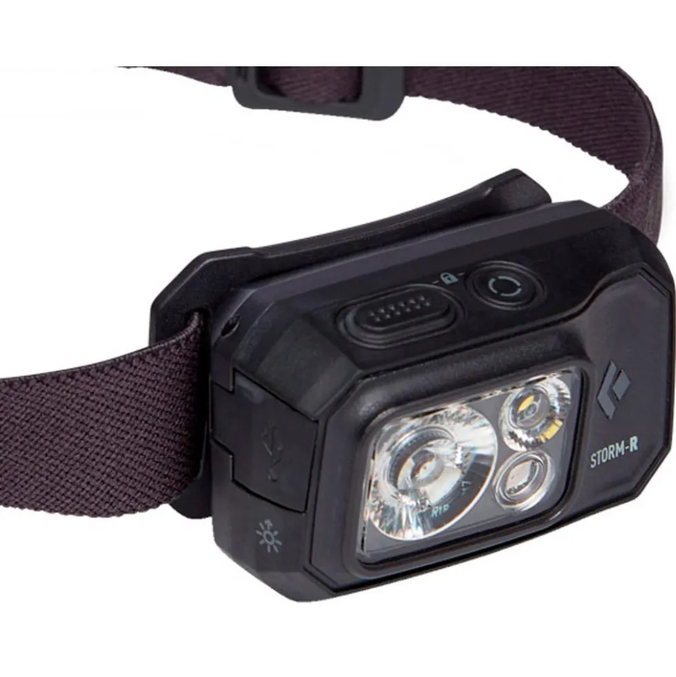 Lampade frontali Black Diamond Storm 500-R Black