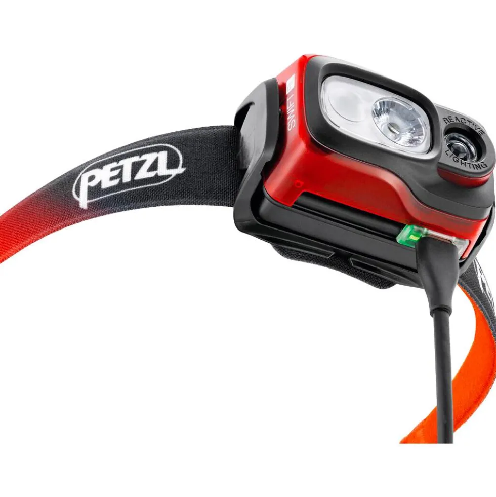 Lampade frontali Petzl Swift RL Orange