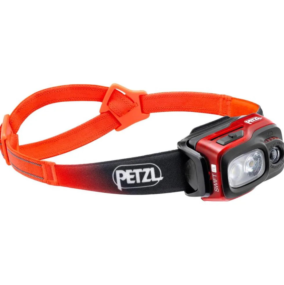Lampade frontali Petzl Swift RL Orange