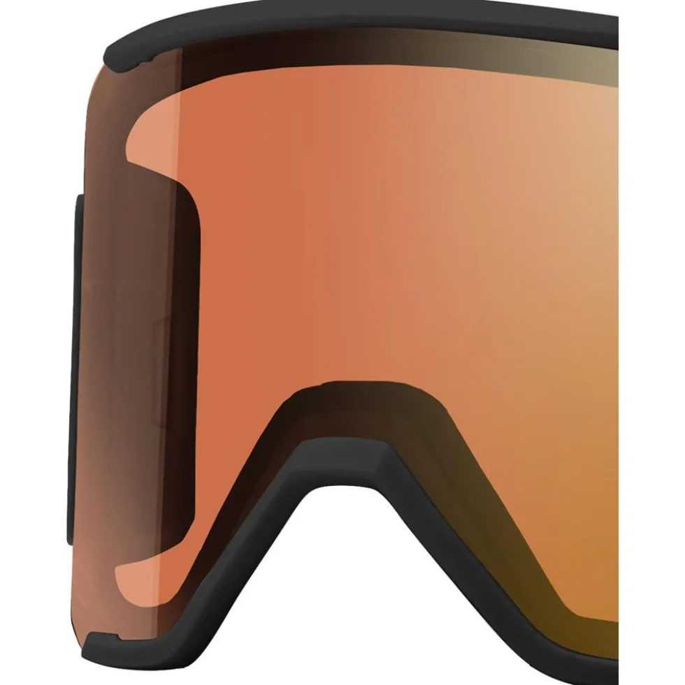 Lenti maschera da sci Smith Squad Mag Chromapop Pro Photochromic Gold Mirror