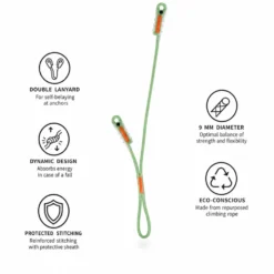 Longe arrampicata Beal Dynadoubleclip 40-75cm