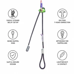 Longe arrampicata Beal Expresso Fit Matt Pink
