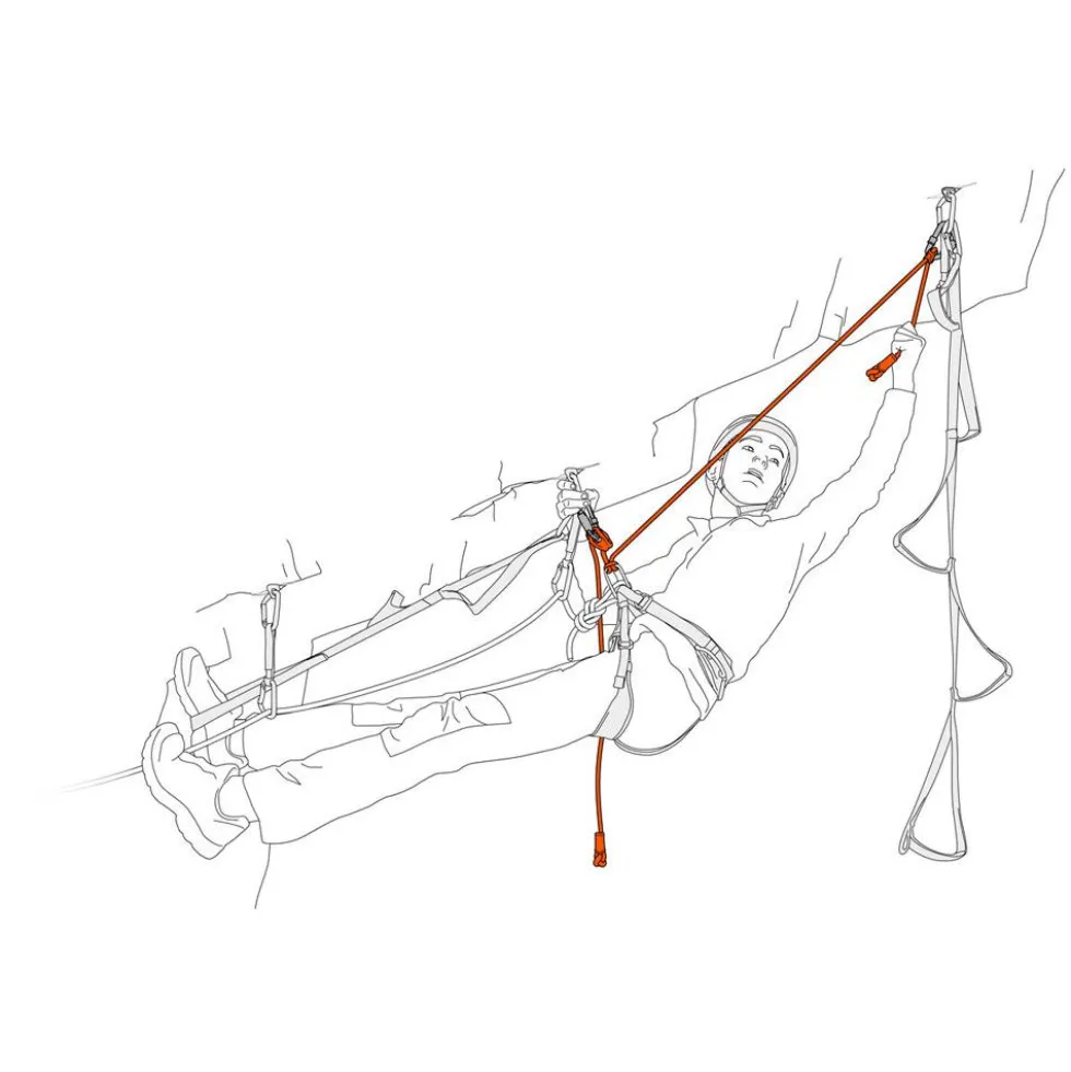 Longe arrampicata Petzl Dual Evolv Adjust Blue
