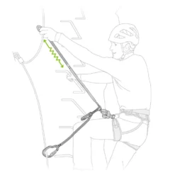 Longe via Ferrata Petzl Scorpio® Vertigo SW