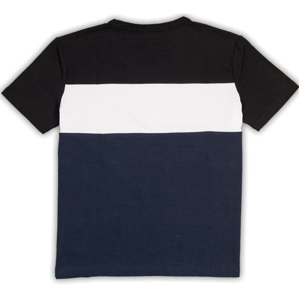 Maglietta Animoz Inyo Bleu Blanc Noir