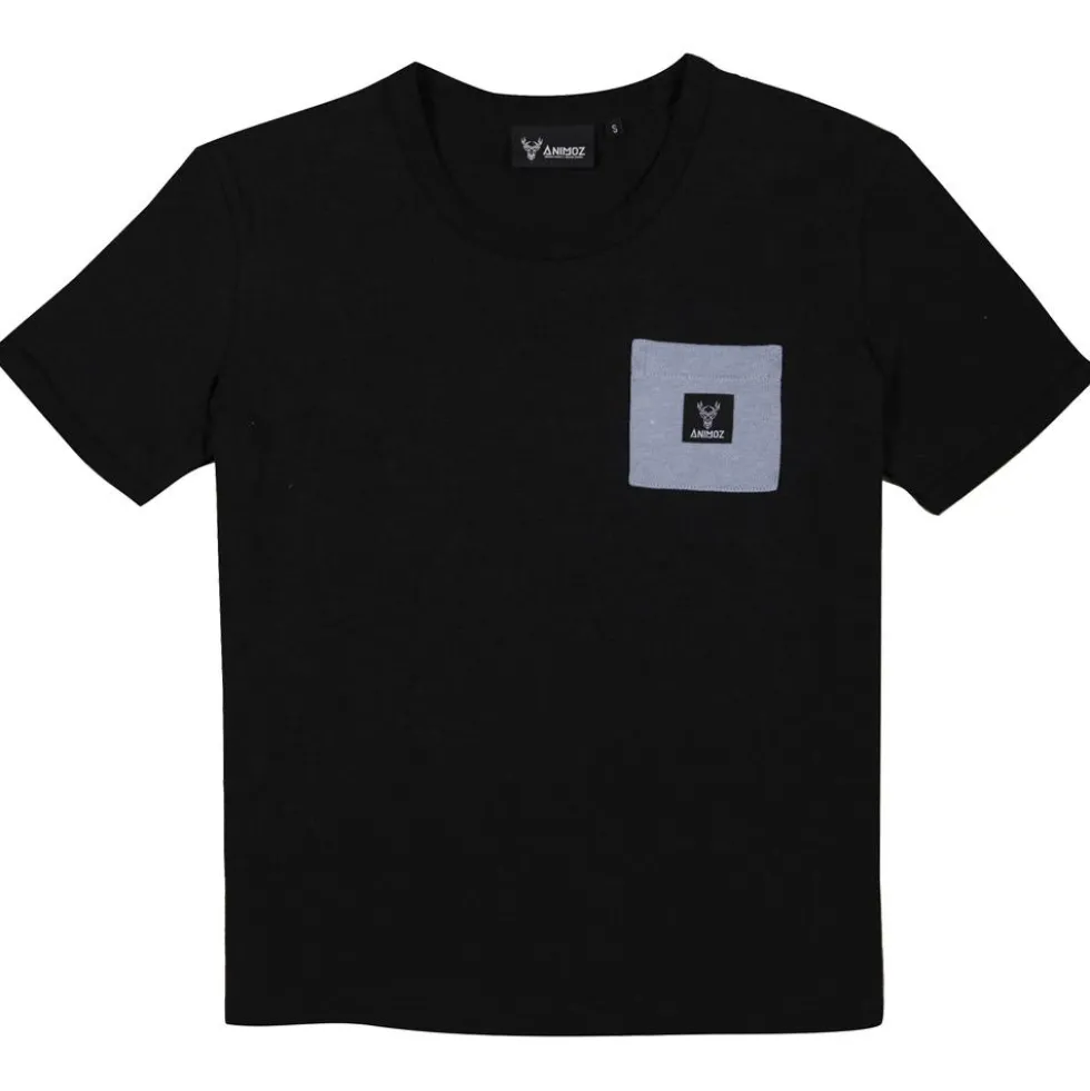 Maglietta Animoz Kolia Noir Bleu