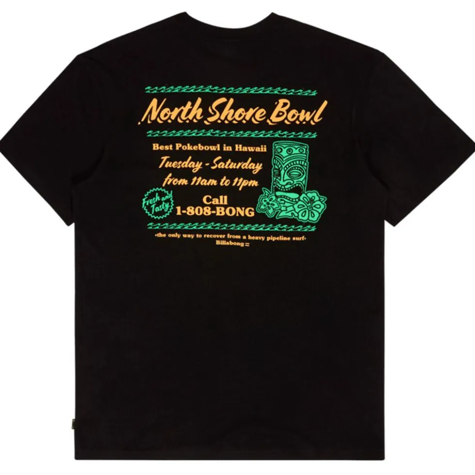 Maglietta Billabong Food Court Short Sleeve Black