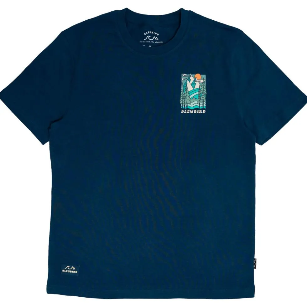 Maglietta Bleubird Trailhead Navy