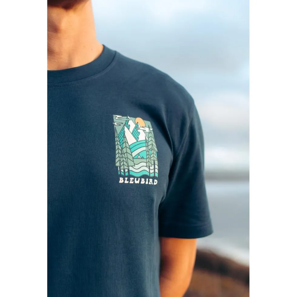 Maglietta Bleubird Trailhead Navy