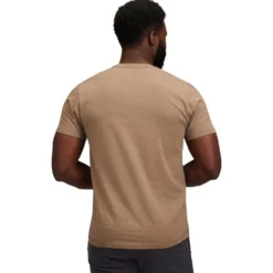 Maglietta da arrampicata Black Diamond Stripe Short Sleeve Walnut Mushroom