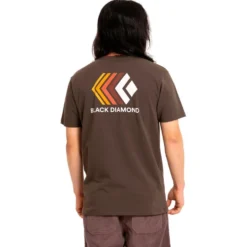 Maglietta da arrampicata Black Diamond M Faded Ss Tee Basalt