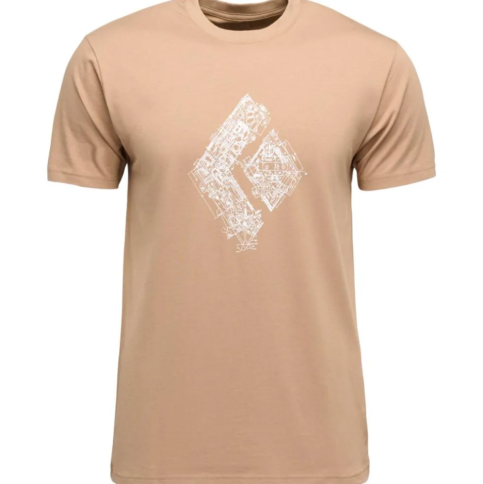 Maglietta da arrampicata Black Diamond Engineered Diamond Short Sleeve Mushroom