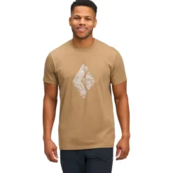 Maglietta da arrampicata Black Diamond Engineered Diamond Short Sleeve Mushroom