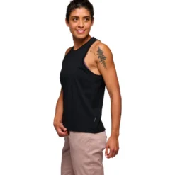 Maglietta da arrampicata Black Diamond W Project Muscle Tank Black