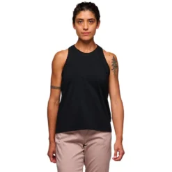Maglietta da arrampicata Black Diamond W Project Muscle Tank Black