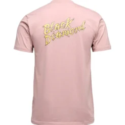 Maglietta da arrampicata Black Diamond M Shredded Short Sleeve Tee Shirt Pale Mauve