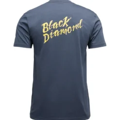 Maglietta da arrampicata Black Diamond M Shredded Short Sleeve Tee Shirt Charcoal