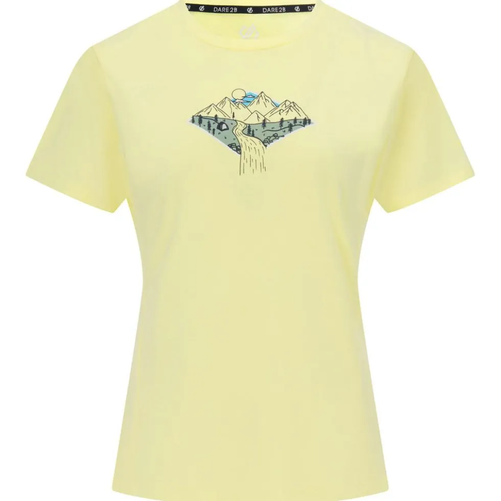 Maglietta da arrampicata DARE2B Tranquility III Wax Yellow