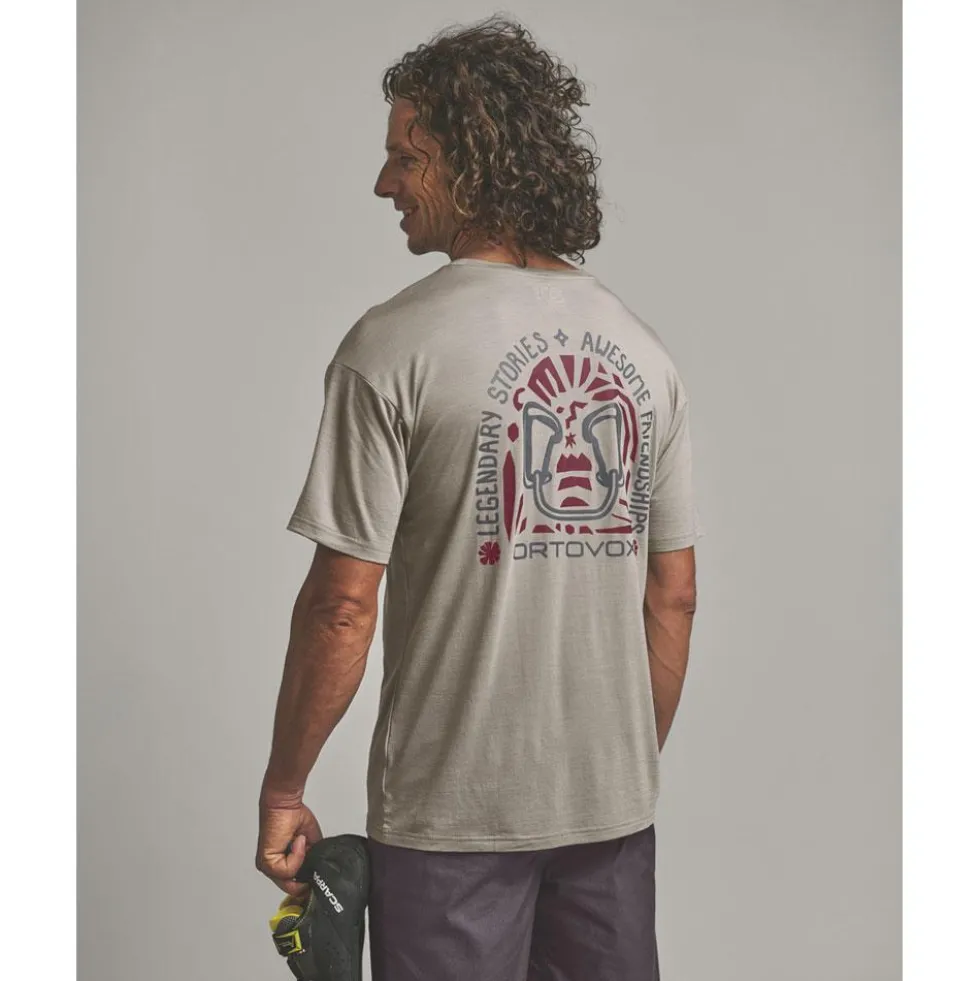Maglietta da arrampicata Ortovox 150 Cool Climbing Vibes Linen