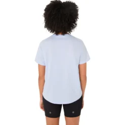 Maglietta da trail Asics Fujitrail Logo Ss Top Blue Fade