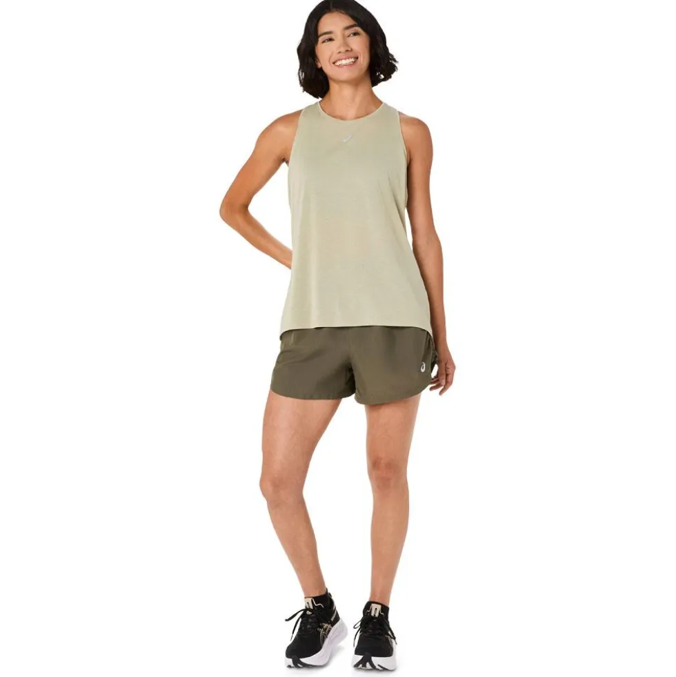 Maglietta da trail Asics Nagino Run Adjustable Tank Khaki