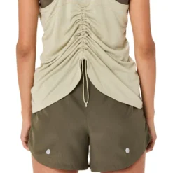Maglietta da trail Asics Nagino Run Adjustable Tank Khaki
