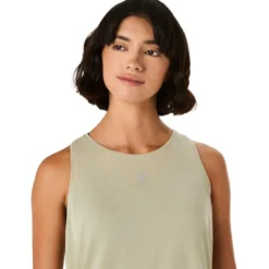 Maglietta da trail Asics Nagino Run Adjustable Tank Khaki