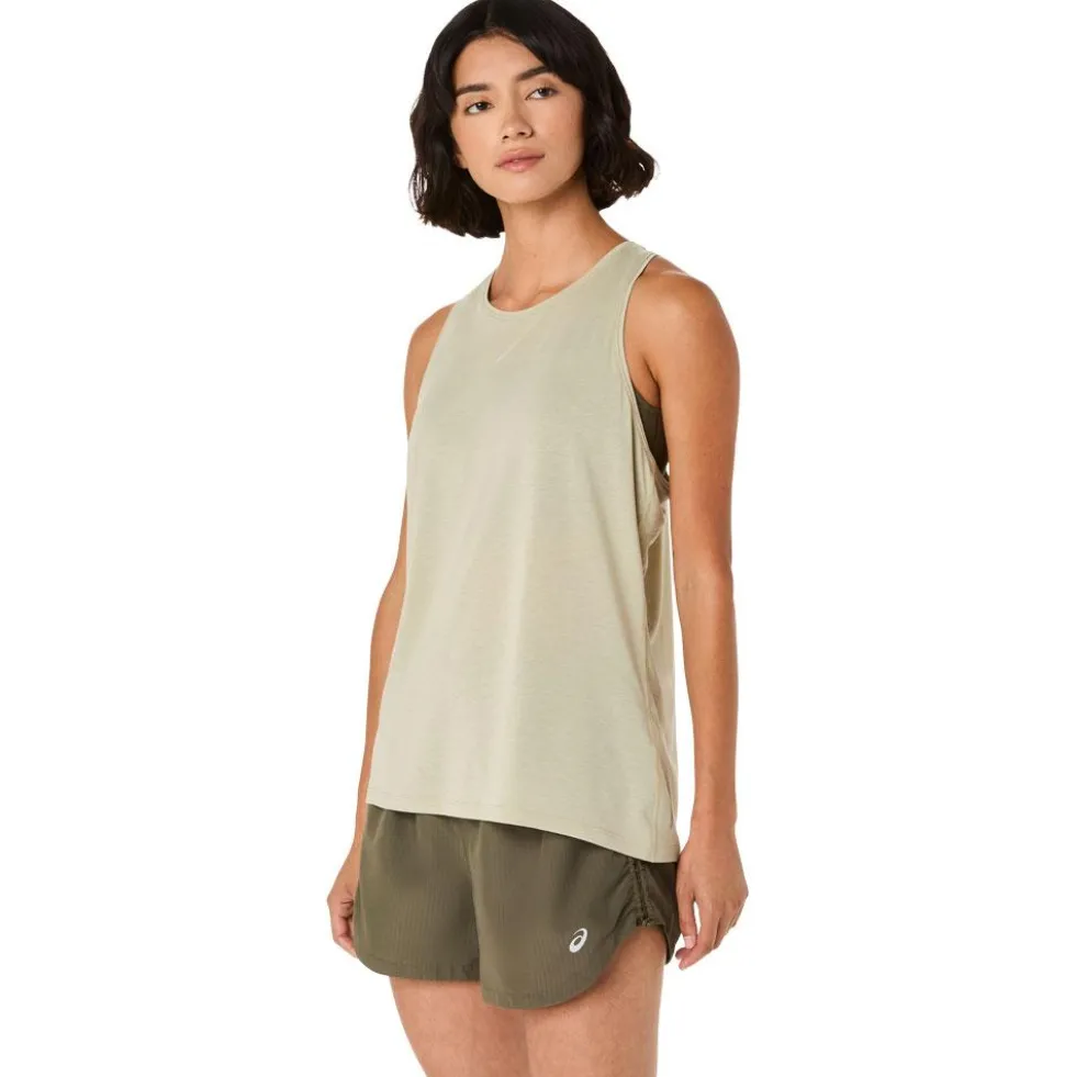 Maglietta da trail Asics Nagino Run Adjustable Tank Khaki