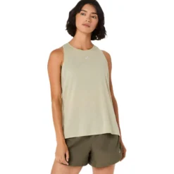 Maglietta da trail Asics Nagino Run Adjustable Tank Khaki