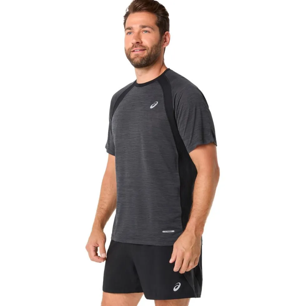 Maglietta da trail Asics Road Short Sleeve Black