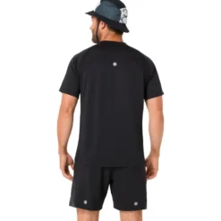 Maglietta da trail Asics Road Fade Short Sleeve Black Cream