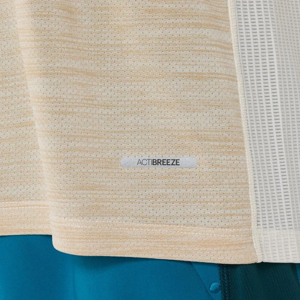 Maglietta da trail Asics Road Short Sleeve Cream