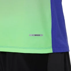 Maglietta da trail Asics Road Fade Short Sleeve Cobalt Burst Illuminate Green