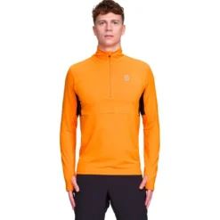 Maglietta da trail Bjorn Daehlie Long Sleeve Run Orange Popsicle