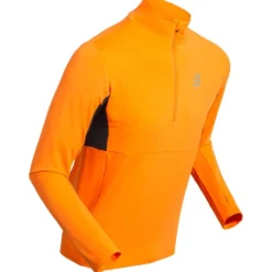 Maglietta da trail Bjorn Daehlie Long Sleeve Run Orange Popsicle