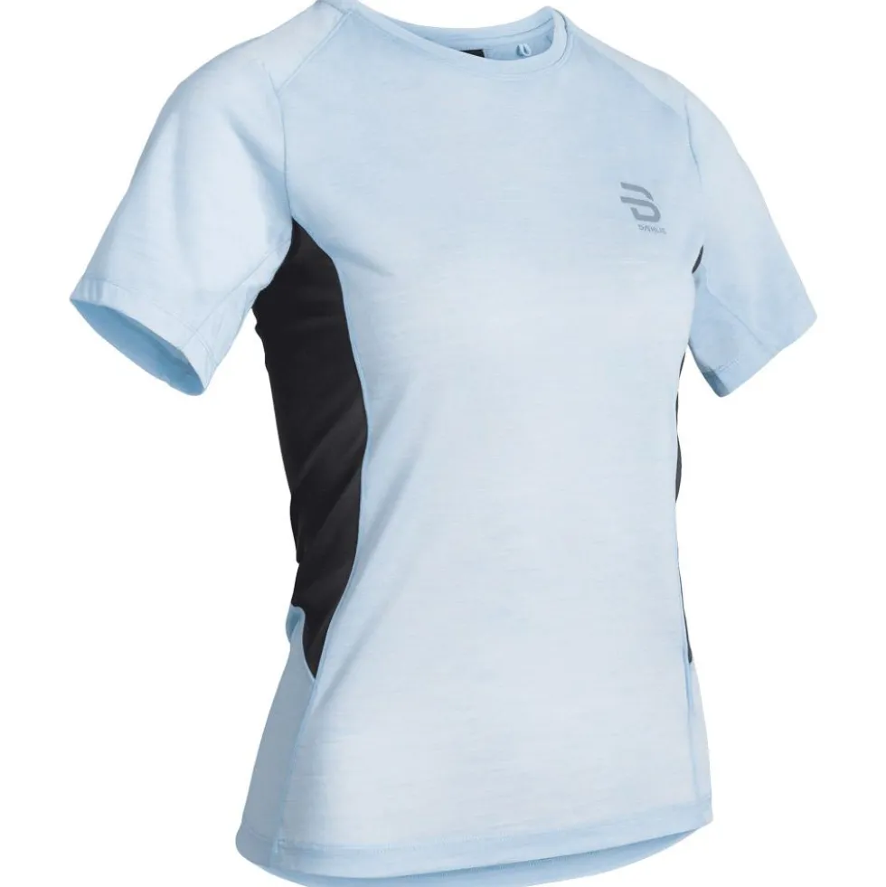Maglietta da trail Bjorn Daehlie T-Shirt Tech Wool Wmn Blue Aura Blue Aura