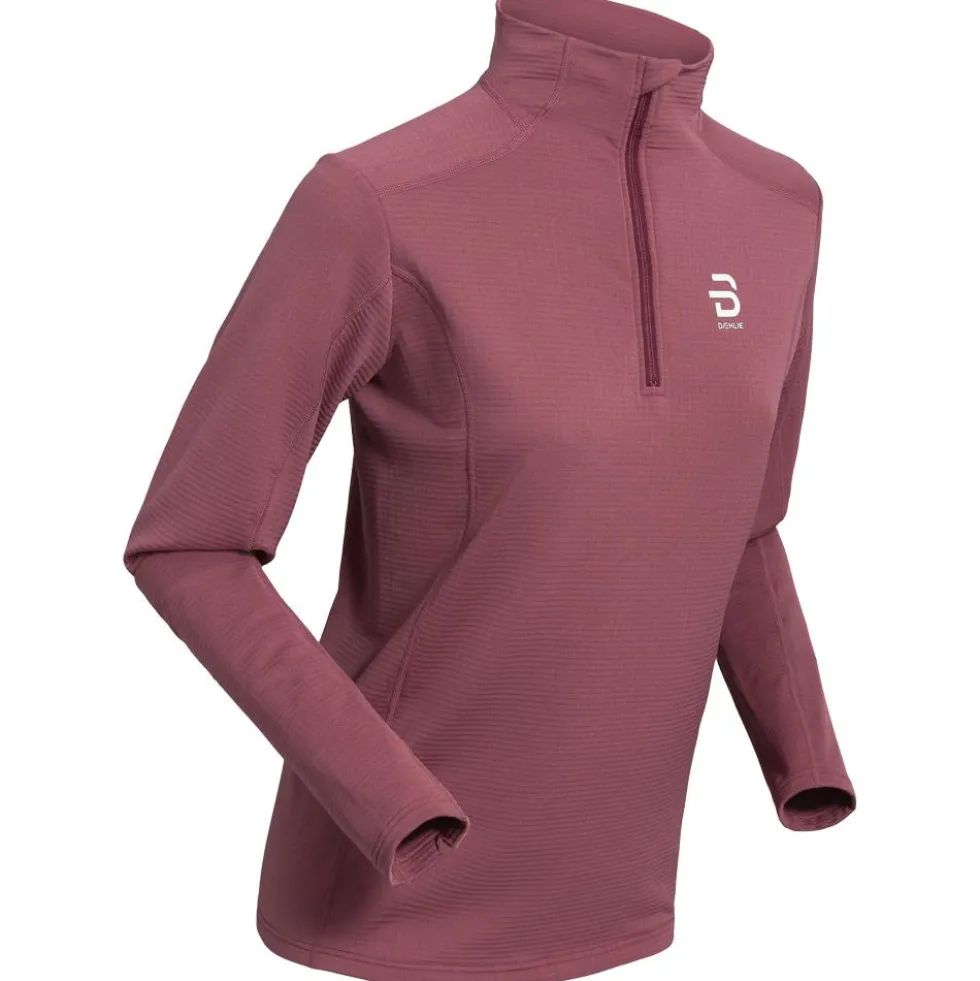Maglietta da trail Bjorn Daehlie Half Zip Grid W Wild Berry