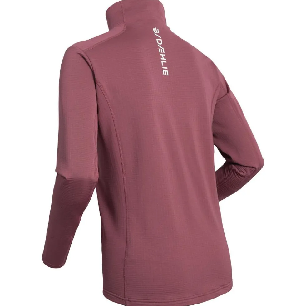 Maglietta da trail Bjorn Daehlie Half Zip Grid W Wild Berry