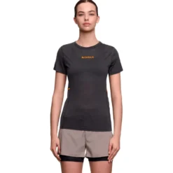Maglietta da trail Bjorn Daehlie Perfomance Wool Tee Shirt W Obsidian