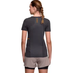 Maglietta da trail Bjorn Daehlie Perfomance Wool Tee Shirt W Obsidian