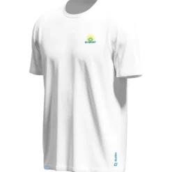 Maglietta da trail Bv Sport Haut Technique Light Mediterranee Blanc