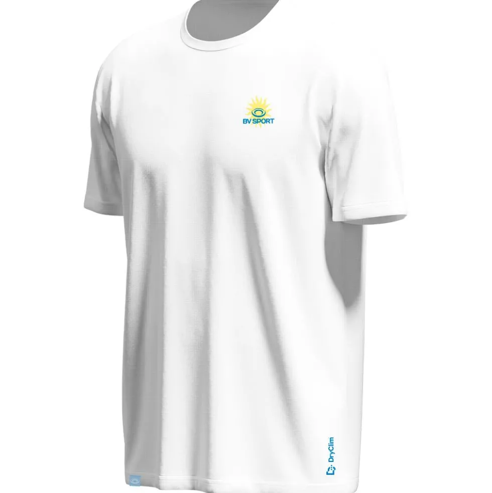 Maglietta da trail Bv Sport Haut Technique Light Mediterranee Blanc