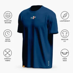 Maglietta da trail Bv Sport Haut Technique Light Retro Paris