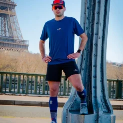 Maglietta da trail Bv Sport Haut Technique Light Retro Paris